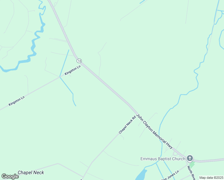 map of restaurants, bars, coffee shops, grocery stores, and more near 17237 East John Clayton Memorial Highway in Gloucester