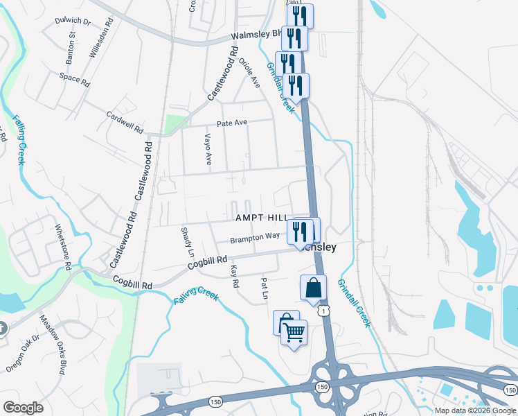 map of restaurants, bars, coffee shops, grocery stores, and more near 5224 Collindale Road in Richmond