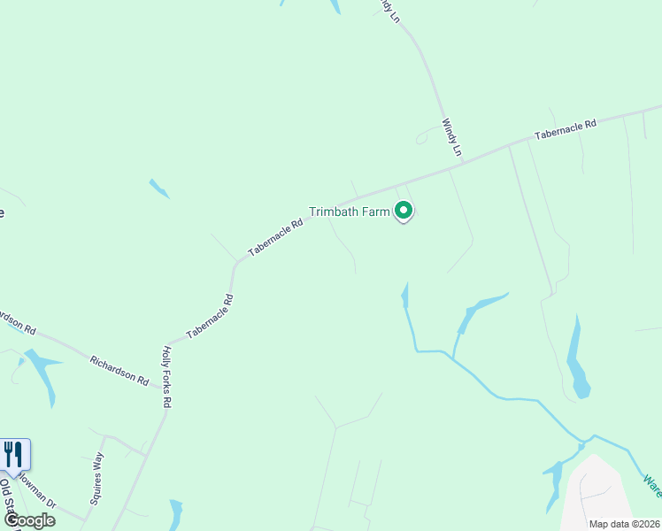 map of restaurants, bars, coffee shops, grocery stores, and more near 4488 Gelding Road in Barhamsville