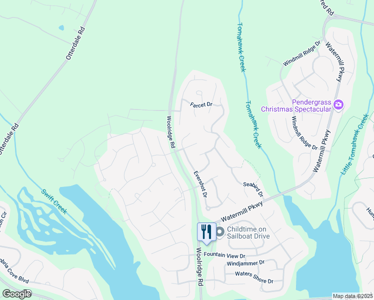 map of restaurants, bars, coffee shops, grocery stores, and more near 14631 Spaldwick Lane in Midlothian