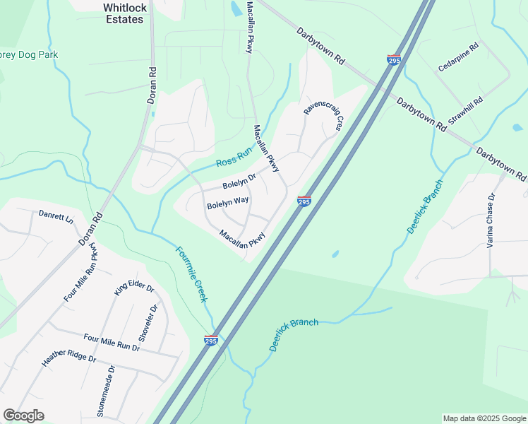 map of restaurants, bars, coffee shops, grocery stores, and more near 3009 Old Wick Lane in Henrico
