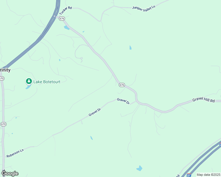 map of restaurants, bars, coffee shops, grocery stores, and more near 1789 Gravel Hill Road in Troutville