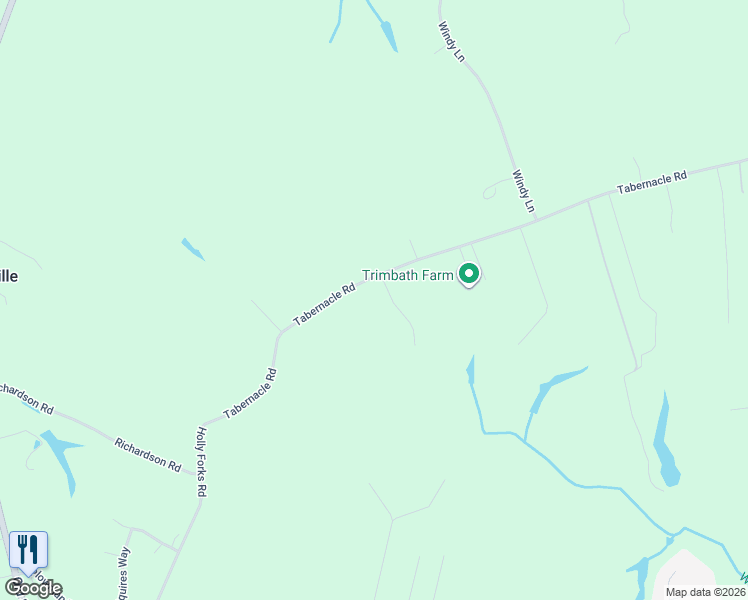 map of restaurants, bars, coffee shops, grocery stores, and more near 4488 Gelding Road in Barhamsville