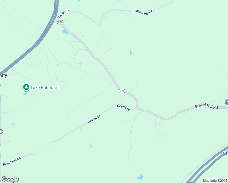 map of restaurants, bars, coffee shops, grocery stores, and more near 1789 Gravel Hill Road in Troutville