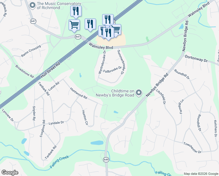 map of restaurants, bars, coffee shops, grocery stores, and more near 4011 Huntwood Road in Richmond