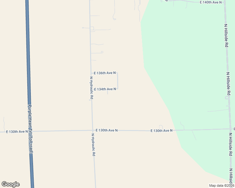 map of restaurants, bars, coffee shops, grocery stores, and more near 1031 East 134th Avenue North in Mulvane