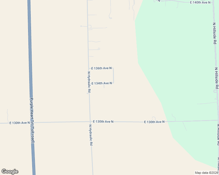 map of restaurants, bars, coffee shops, grocery stores, and more near 1061-1099 E 134th Avenue North in Mulvane