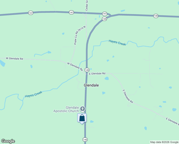 map of restaurants, bars, coffee shops, grocery stores, and more near 3 Glen Dale Road in Simpson