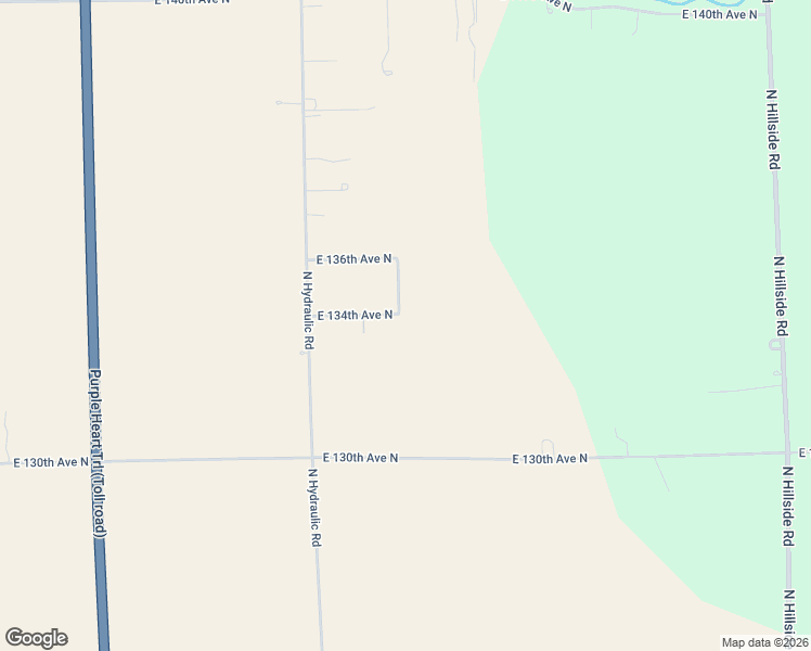 map of restaurants, bars, coffee shops, grocery stores, and more near 1031 East 134th Avenue North in Mulvane