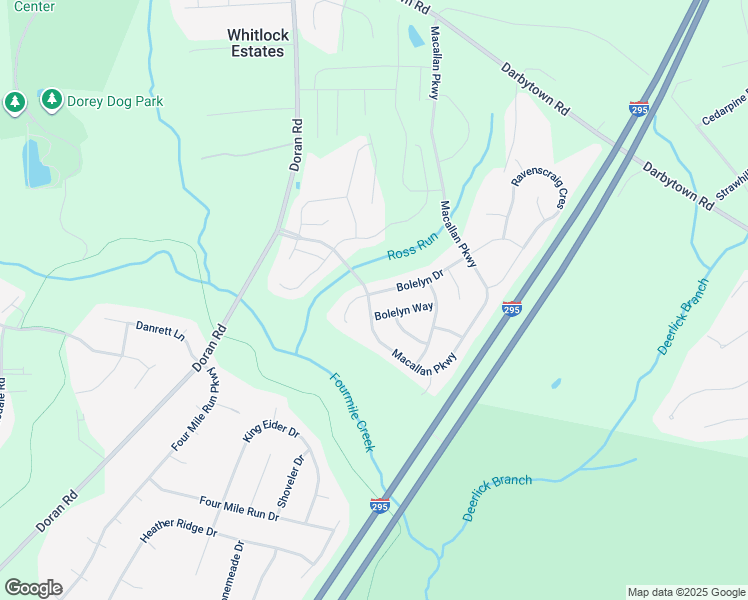 map of restaurants, bars, coffee shops, grocery stores, and more near 6901 Bolelyn Drive in Henrico