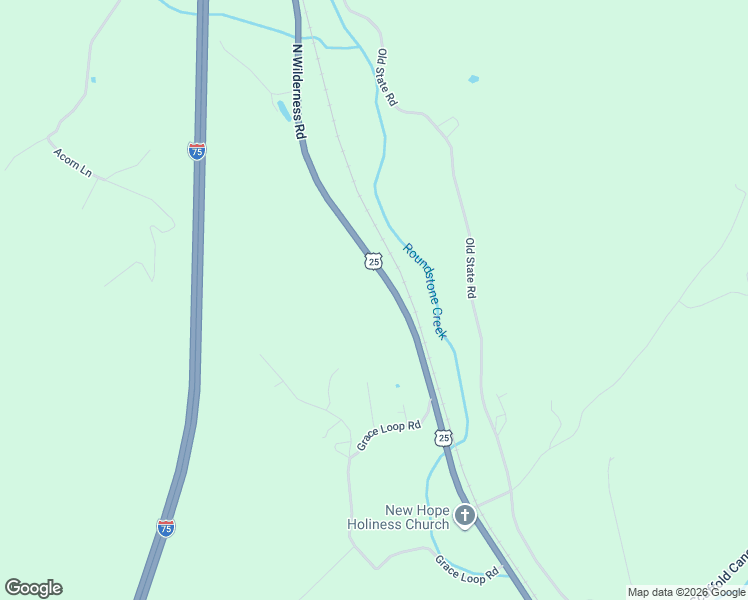 map of restaurants, bars, coffee shops, grocery stores, and more near 7769 North Wilderness Road in Mount Vernon