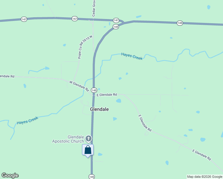 map of restaurants, bars, coffee shops, grocery stores, and more near 3 Glen Dale Road in Simpson