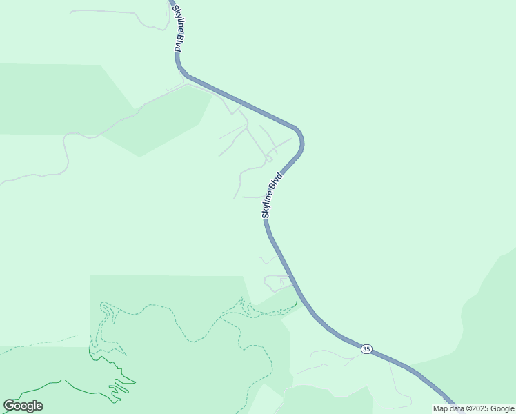 map of restaurants, bars, coffee shops, grocery stores, and more near 12960 Skyline Boulevard in Redwood City