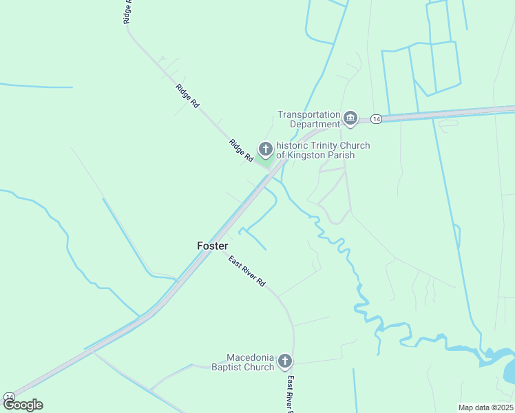map of restaurants, bars, coffee shops, grocery stores, and more near 15506 John Clayton Memorial Highway in Foster