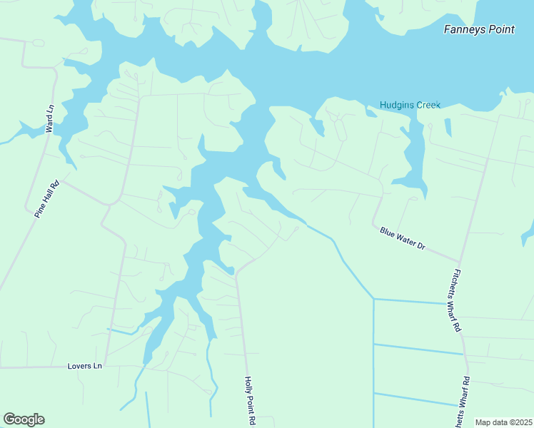 map of restaurants, bars, coffee shops, grocery stores, and more near 1164 Holly Point Road in Mathews