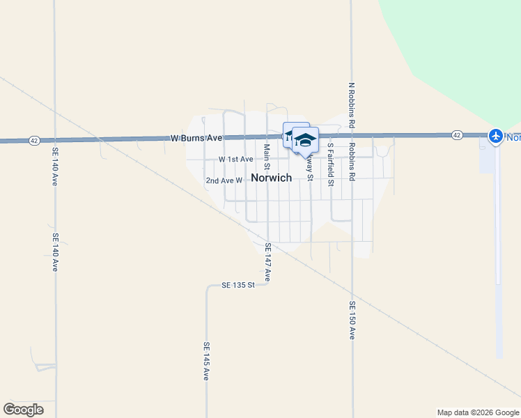map of restaurants, bars, coffee shops, grocery stores, and more near 101-149 4th Avenue West in Norwich