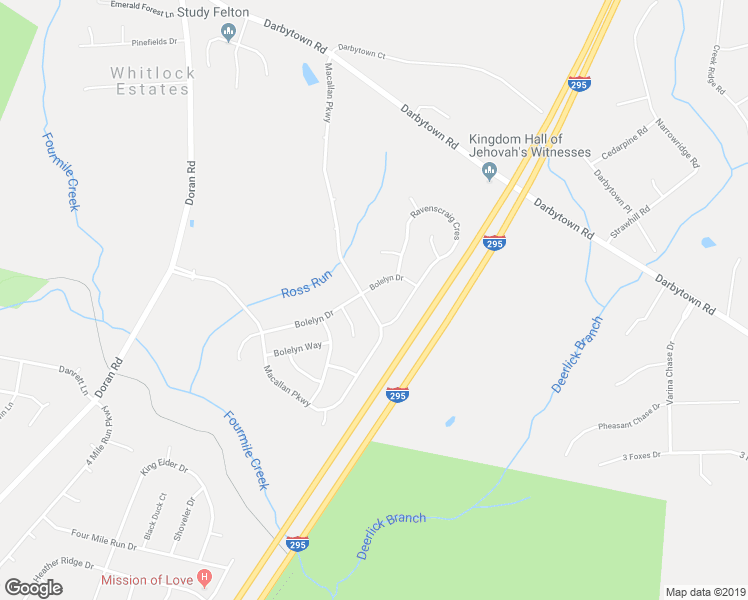 map of restaurants, bars, coffee shops, grocery stores, and more near 3316 Macallan Parkway in Henrico