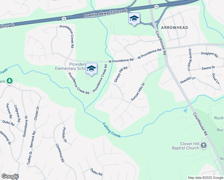 map of restaurants, bars, coffee shops, grocery stores, and more near 2401 Corryville Terrace in Chesterfield County