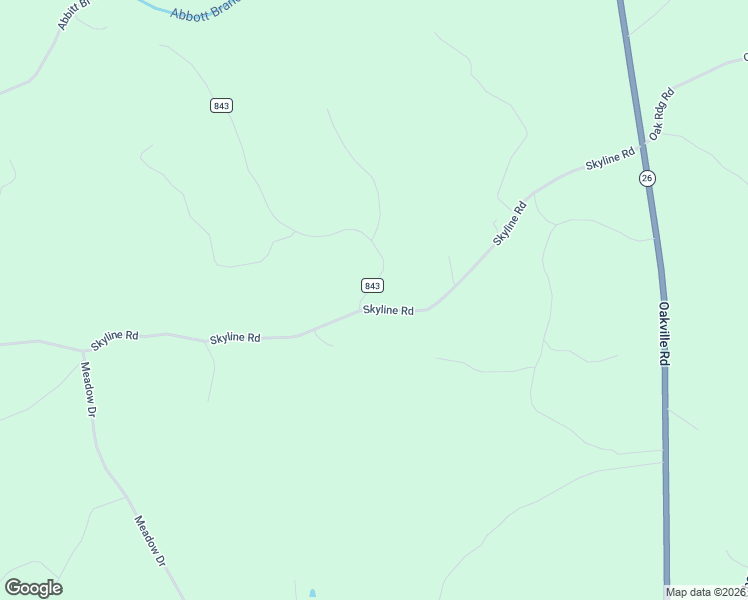 map of restaurants, bars, coffee shops, grocery stores, and more near State Route 843 in Appomattox