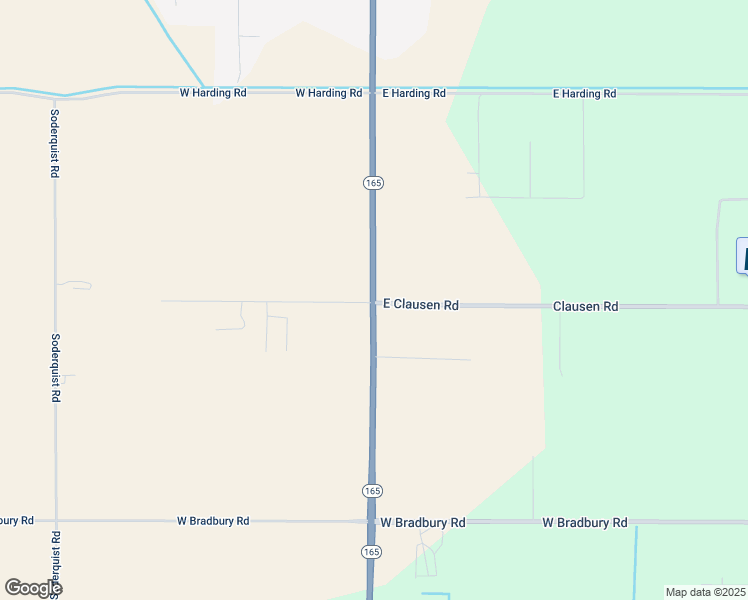 map of restaurants, bars, coffee shops, grocery stores, and more near Hwy 165 in Turlock