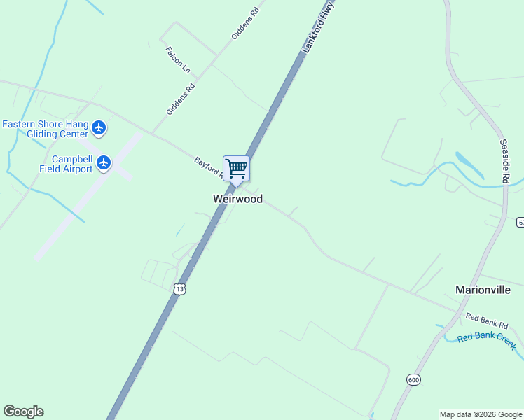 map of restaurants, bars, coffee shops, grocery stores, and more near 9384 Red Bank Road in Birdsnest