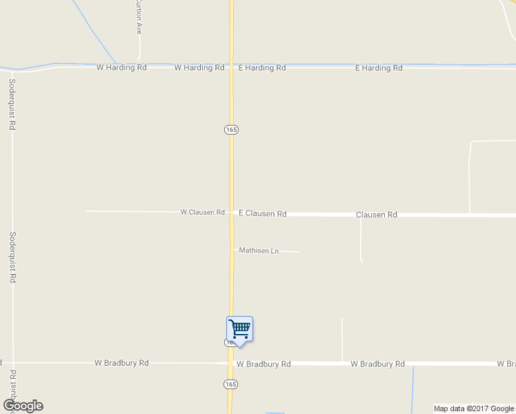 map of restaurants, bars, coffee shops, grocery stores, and more near 209 East Clausen Road in Turlock