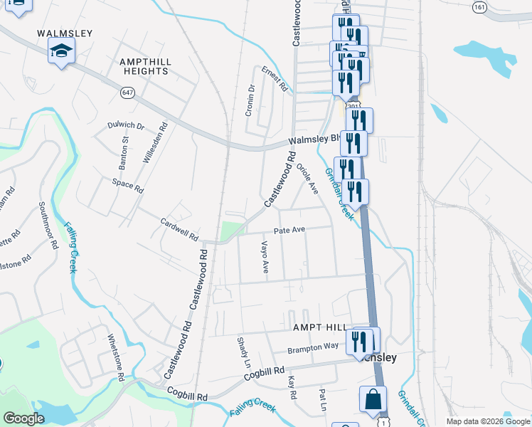 map of restaurants, bars, coffee shops, grocery stores, and more near 4813 Caldwell Avenue in Richmond