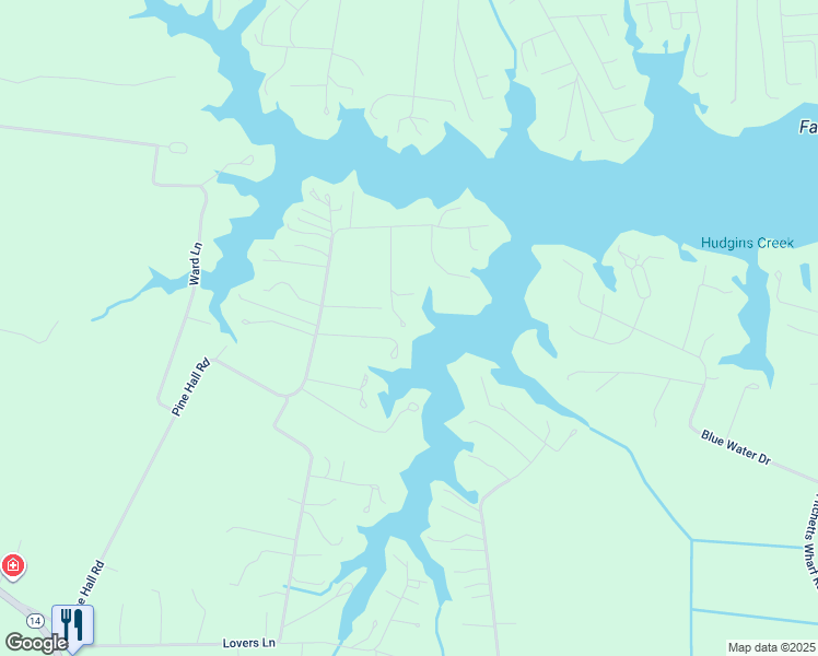 map of restaurants, bars, coffee shops, grocery stores, and more near 1176 Pine Hall Road in Mathews