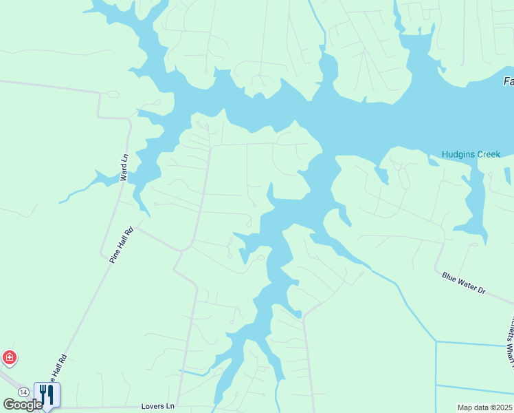 map of restaurants, bars, coffee shops, grocery stores, and more near 1176 Pine Hall Road in Mathews