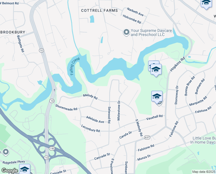 map of restaurants, bars, coffee shops, grocery stores, and more near 4624 Selwood Road in Richmond