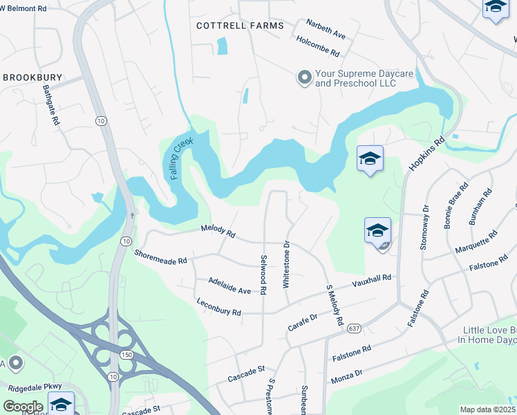 map of restaurants, bars, coffee shops, grocery stores, and more near 4624 Selwood Road in Richmond