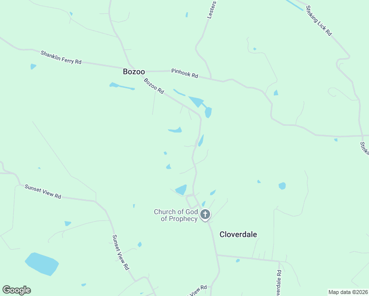 map of restaurants, bars, coffee shops, grocery stores, and more near 4209 Bozoo Road in Peterstown