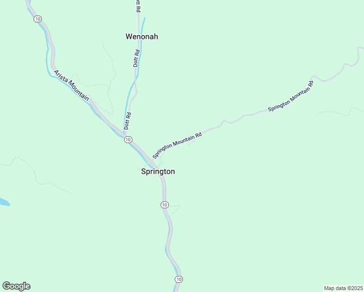 map of restaurants, bars, coffee shops, grocery stores, and more near Springton Mountain Road in Lashmeet