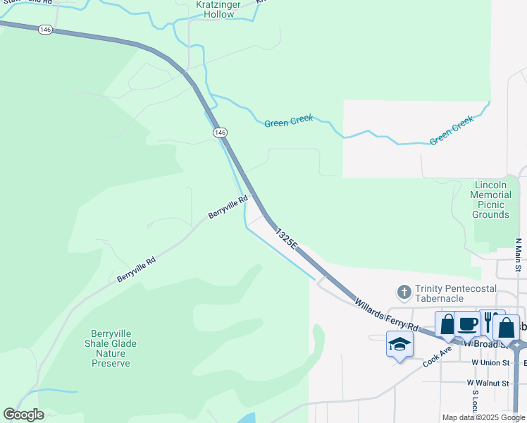 map of restaurants, bars, coffee shops, grocery stores, and more near 2243 1325E in Jonesboro