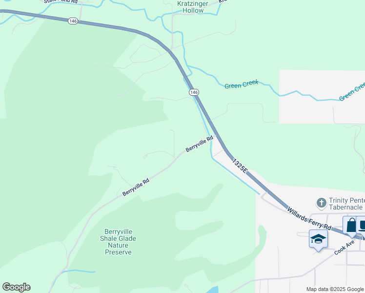 map of restaurants, bars, coffee shops, grocery stores, and more near 260 Berryville Road in Jonesboro