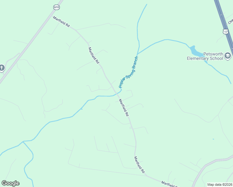 map of restaurants, bars, coffee shops, grocery stores, and more near 9034 Marlfield Road in Gloucester