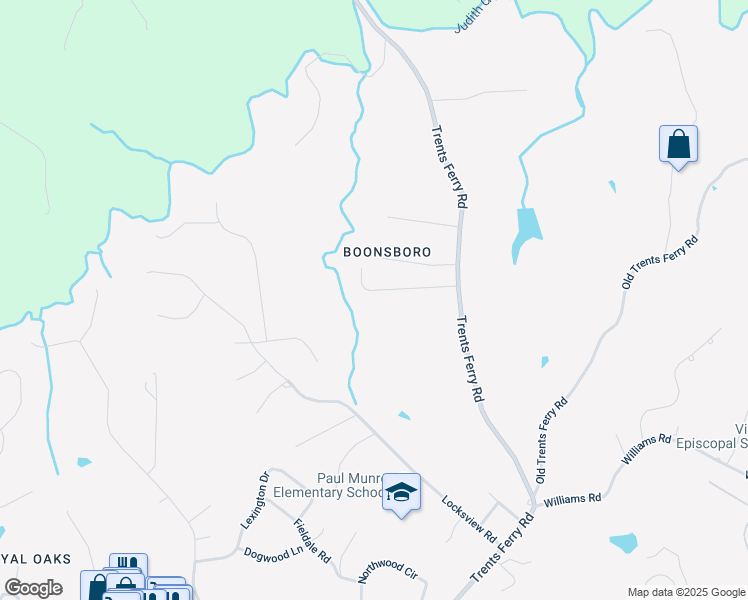 map of restaurants, bars, coffee shops, grocery stores, and more near 4729 Heritage Drive in Lynchburg
