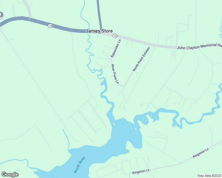 map of restaurants, bars, coffee shops, grocery stores, and more near 202 River Point Lane in North