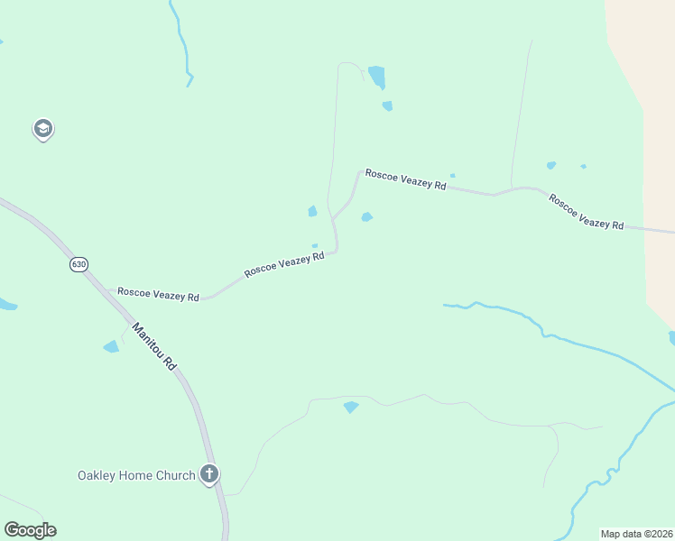 map of restaurants, bars, coffee shops, grocery stores, and more near 2691 Roscoe Veazey Road in Nebo