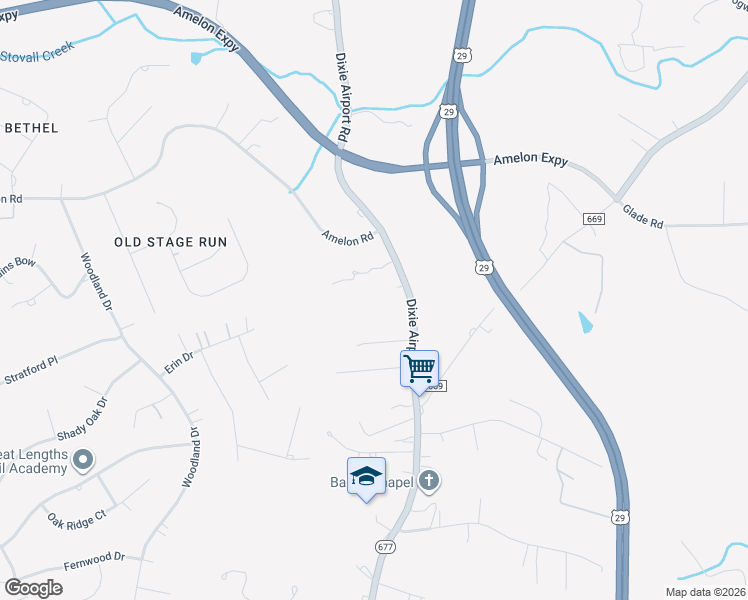 map of restaurants, bars, coffee shops, grocery stores, and more near 144 Long Horn Road in Madison Heights
