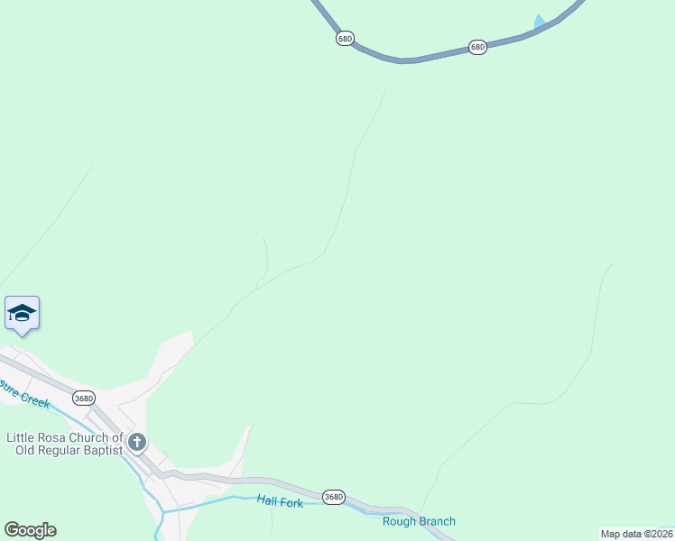 map of restaurants, bars, coffee shops, grocery stores, and more near 515-999 Middle Branch in McDowell