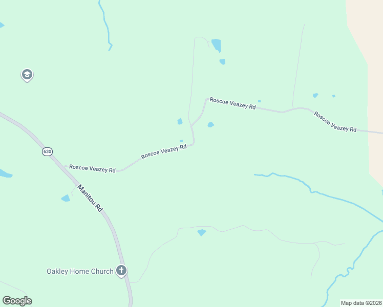 map of restaurants, bars, coffee shops, grocery stores, and more near 2691 Roscoe Veazey Road in Nebo