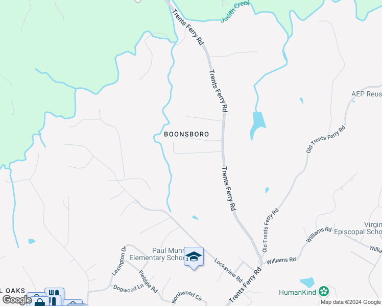 map of restaurants, bars, coffee shops, grocery stores, and more near 4730 Heritage Drive in Lynchburg