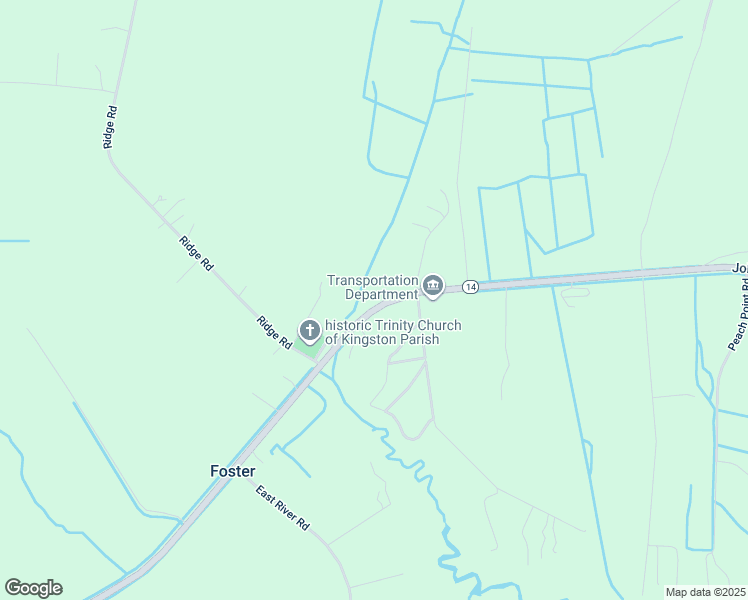 map of restaurants, bars, coffee shops, grocery stores, and more near 15819 John Clayton Memorial Highway in Foster