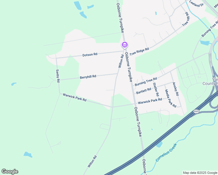 map of restaurants, bars, coffee shops, grocery stores, and more near 7540 Wilton Road in Richmond