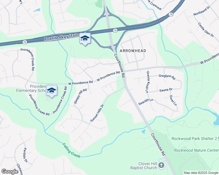 map of restaurants, bars, coffee shops, grocery stores, and more near 2208 Courthouse Road in Richmond