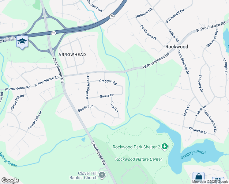 map of restaurants, bars, coffee shops, grocery stores, and more near 10222 Sauna Drive in Richmond