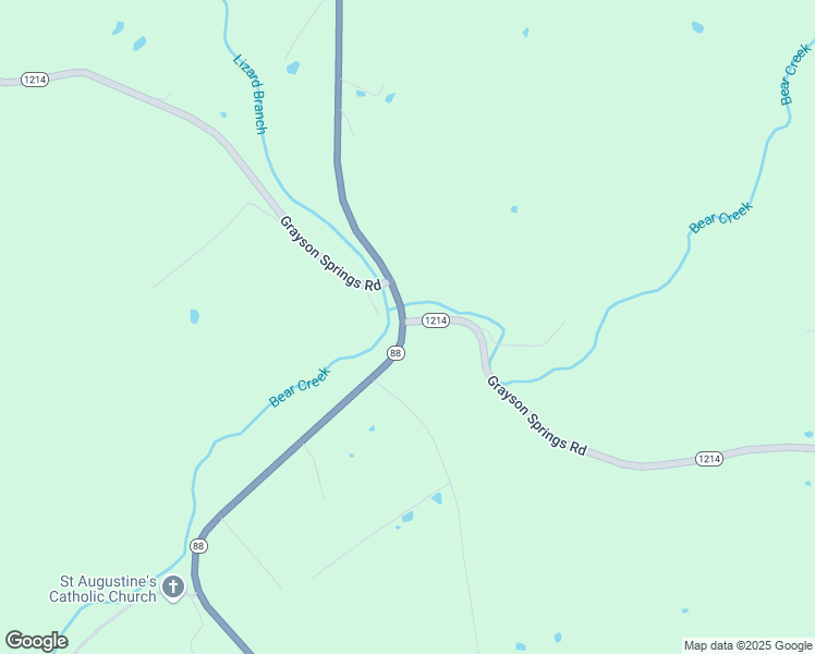 map of restaurants, bars, coffee shops, grocery stores, and more near 3401 Grayson Springs Road in Leitchfield
