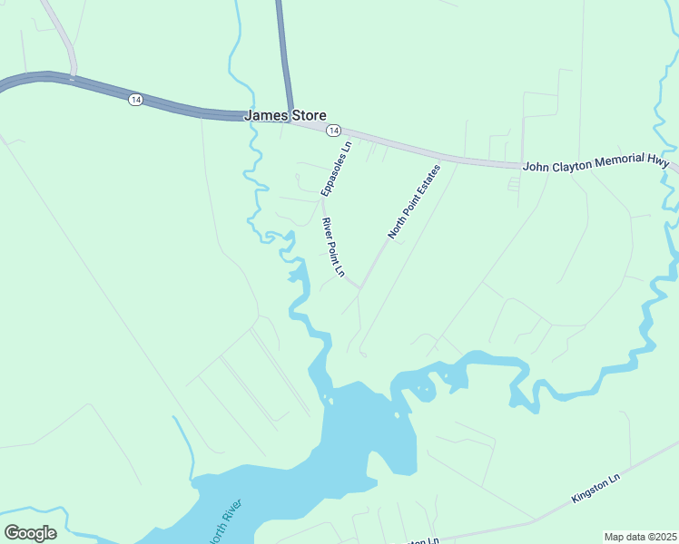 map of restaurants, bars, coffee shops, grocery stores, and more near 202 River Point Lane in North