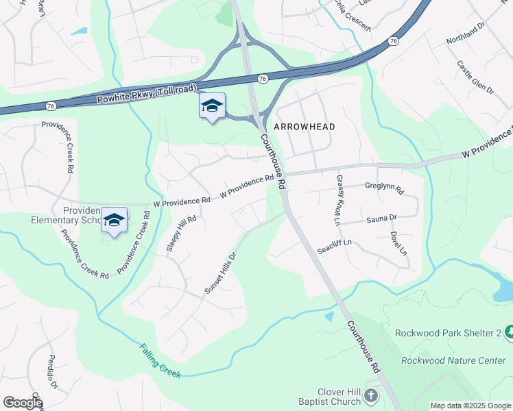 map of restaurants, bars, coffee shops, grocery stores, and more near 2208 Courthouse Road in Richmond